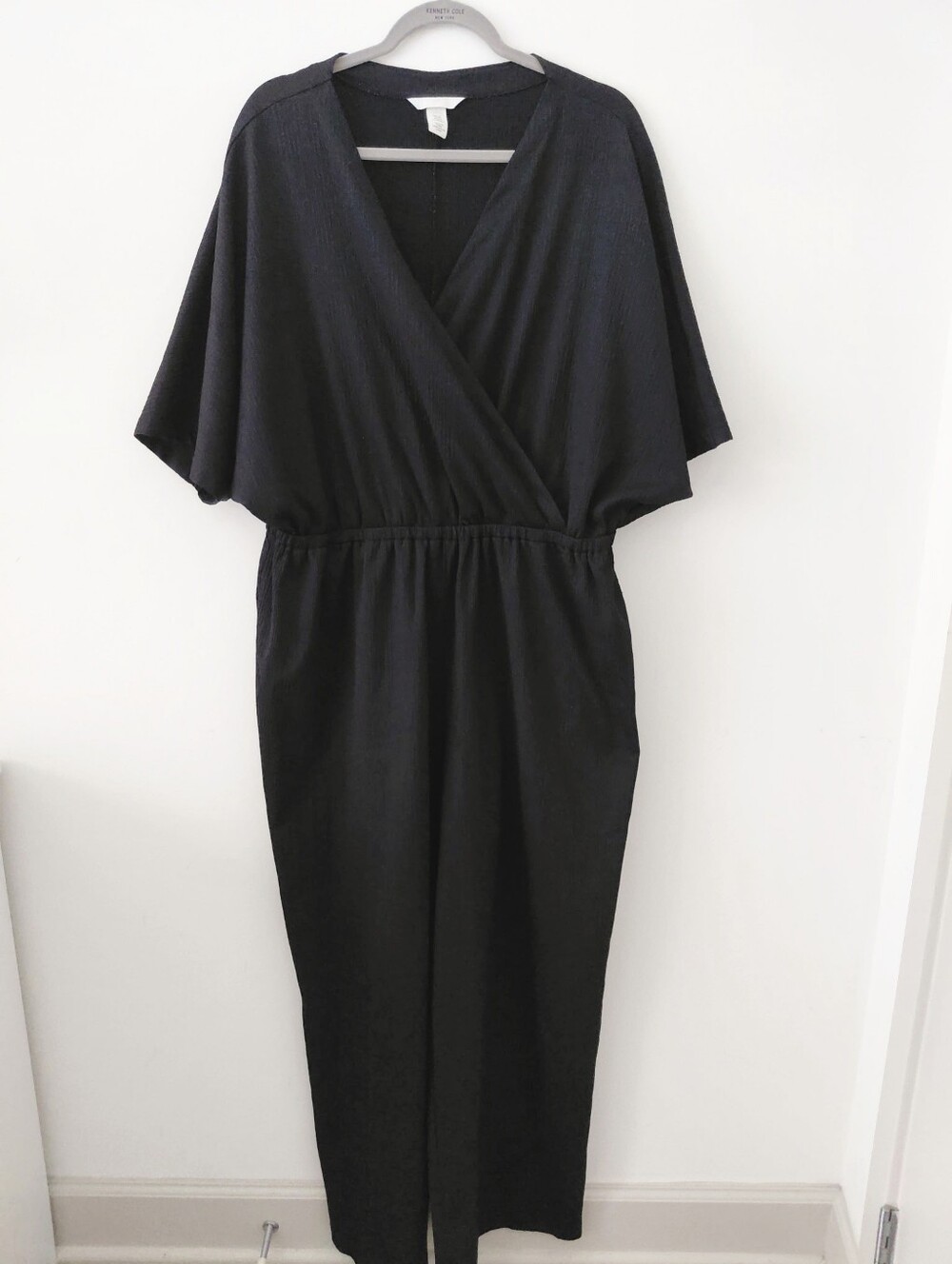 Black Wrap-Style Women’s Jumpsuit